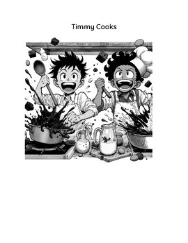 Preview of Chapter Book: Timmy Cooks. Chapter book for readers at varying grade level