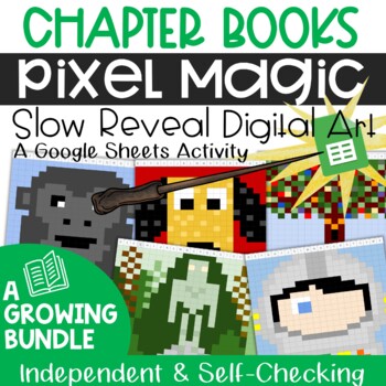 Chapter Books Pixel Magic Bundle Distance Learning By Teacher S Clubhouse