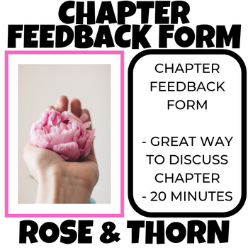 Preview of Chapter Feedback Form