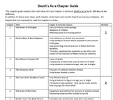 Chapter Guide for Death's Acre book for Forensic Science