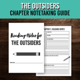 Chapter Note Taking Guide for The Outsiders | Novel Study 