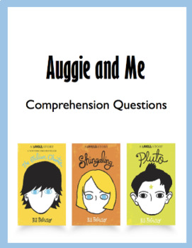 Preview of Chapter Questions for "Auggie and Me"