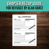 Chapter Recap Printable Note Taking Worksheet for Refugee 