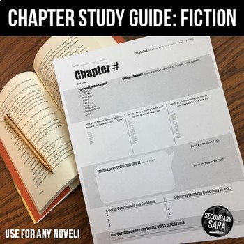 Chapter Study Guides: Student-Led Notes & Discussion for ANY Novel!