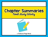 Chapter Summaries: A Novel Study Activity