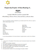 Chapter-by-Chapter: A Close Reading of Night by Elie Wiesel