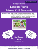 Chapters, Scenes and Stanzas - ELA 3rd Grade 3.RL.5 - Arizona