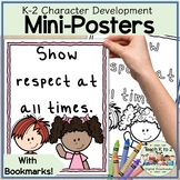 Character Affirmation Posters for Grades K-2 SEL and Chara