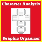 Character Analysis Traits | Worksheet Graphic Organizer Te