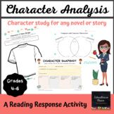 Character Analysis Activities | Graphic Organizers
