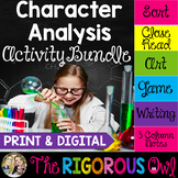 Character Analysis Activities - Print & Digital - Literacy