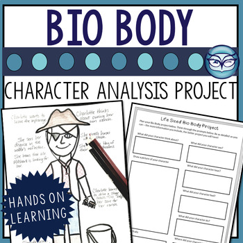 Preview of Inferencing Character Traits and Character Analysis PBL Project (Bio Bodies)