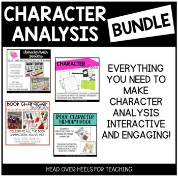 Preview of Character Analysis Bundle | Character Traits