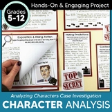 Character Analysis Activity Project Foreshadowing & Contex