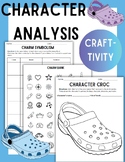 Character Analysis Creative Craft-ivity | Novel Study | Cr