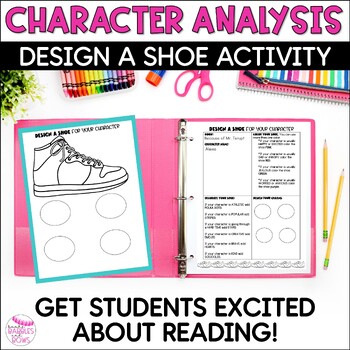 Character Analysis Design a Shoe--Any Text! by Books Babbles and Bows