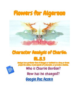 Character Analysis: Flowers for Algernon: Progress Reports ...