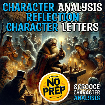 Preview of Character Study + Character Analysis Graphic Organizer Sub Plan Middle School