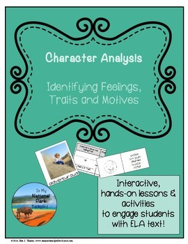 Preview of Character Analysis--Identifying Feelings, Traits and Motives with IMNPB
