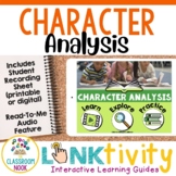 Character Analysis LINKtivity® Character Map & Character T