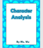 How to Write a Character Analysis | Novel Study | Graphic 