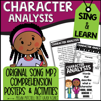 Preview of Character Analysis Song & Activities