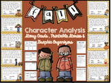 Character Analysis Stories and Graphic Organizers: Fall Edition