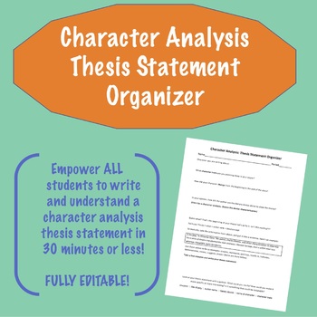 character analysis thesis statement