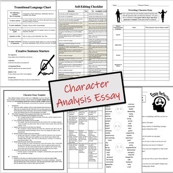 Character Analysis Unit: PP Lesson, Group Work, Activities, Assessments ...