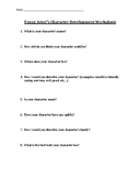 Character Analysis Worksheet for Young Actors