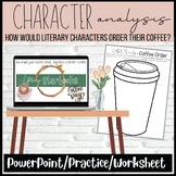 Character Analysis Worksheets: Literary Starbooks Coffee O