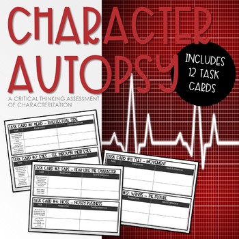 Preview of Character Autopsy: A Critical Thinking Assessment of Characterization