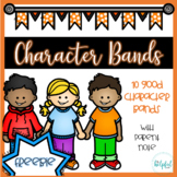 Character Bands (B/W) *with parent note* SAMPLE