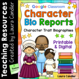Character Biography Reports | Digital and Printable Biography Writing Resources