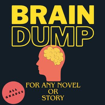 Preview of Character Brain Dump, Character Trait Graphic Organizers, Any Story or Character