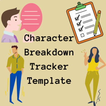 Preview of Character Breakdown Tracker Template