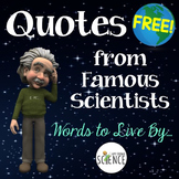 FREE Character Building Quotes from Famous Scientists Mini