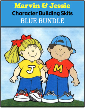Preview of Character Building Skits - Marvin & Jessie: Blue Bundle