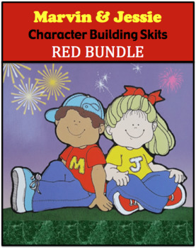 Preview of Character Building Skits - Marvin & Jessie: Red Bundle