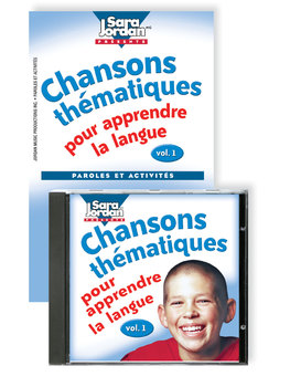 Preview of Chansons thématiques pour apprendre la langue - Digital Album Download w/ Lyrics