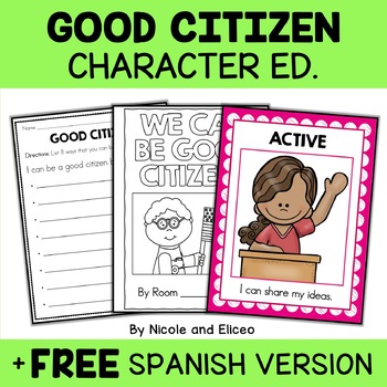 Preview of Character Education Good Citizenship Activities + FREE Spanish Version