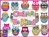 Character Bulletin Board OWLways Be Kind