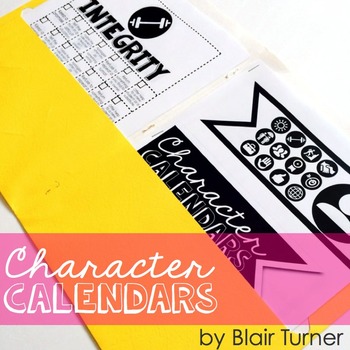 Preview of Character Calendars: A Year-Long Character Education Program