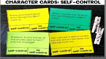Preview of Character Cards: Self-Control