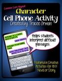 Any Book Cell Phone Activity Common Core Aligned