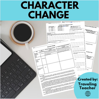 Preview of Character Change: ELA Test Prep, Reading Passages, Skills, Strategies