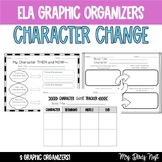 Character Change Graphic Organizer BUNDLE! K-5 Friendly