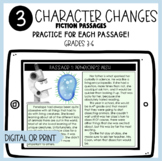 Character Change Reading Passages for Reading Comprehensio