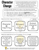 Elementary Reading Character Changes Graphic Organizer Anc