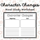 Character Changes Worksheet
